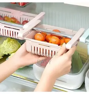 Photo - Adjustable Retractable Refrigrator Storage Basket