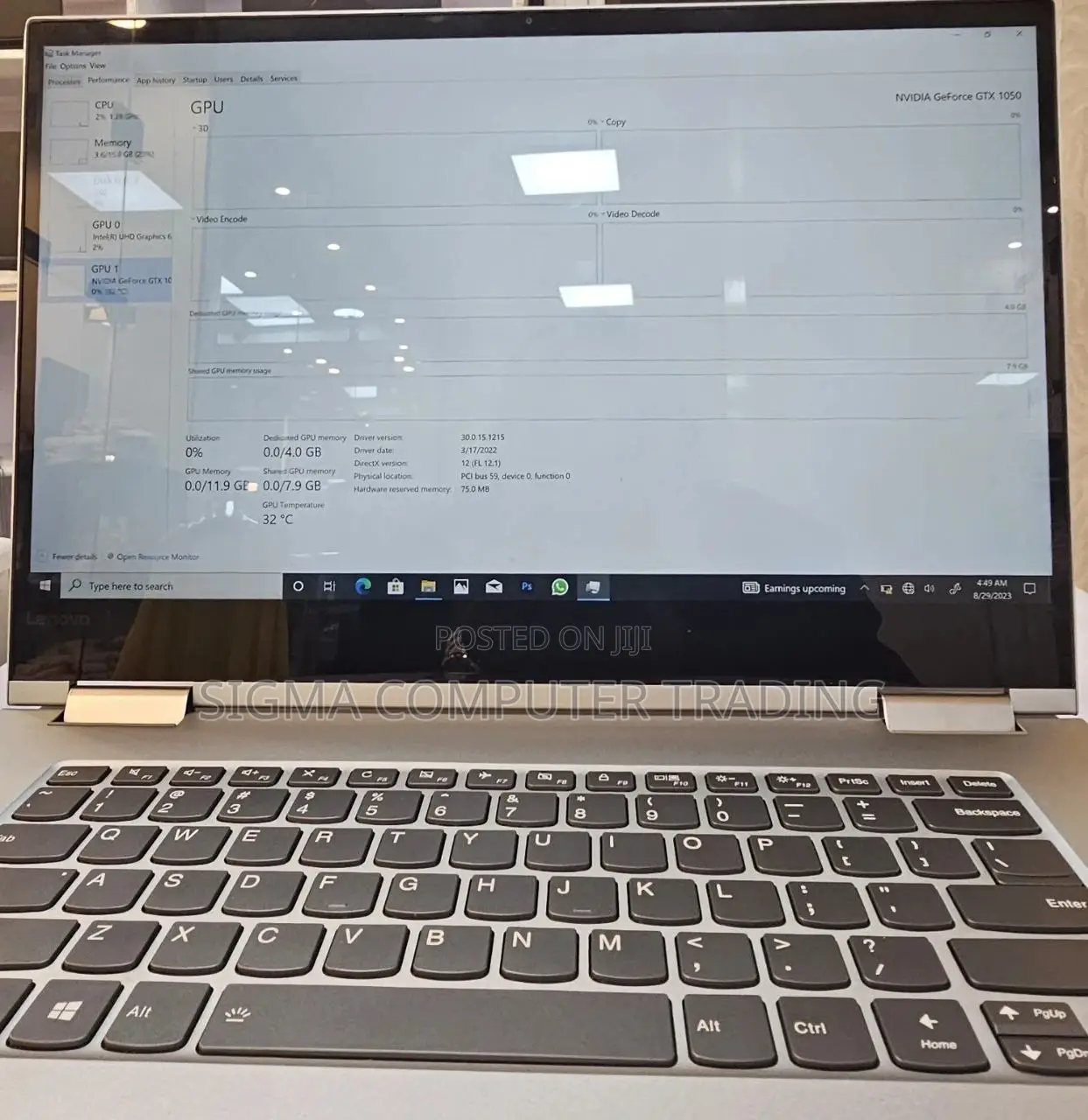 New Laptop Lenovo ThinkPad Yoga 16GB Intel Core I7 SSD 512GB