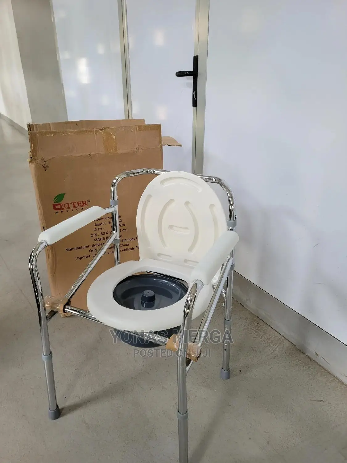 Aluminum Multi-Function Adult Chair Commode Toilet Portable