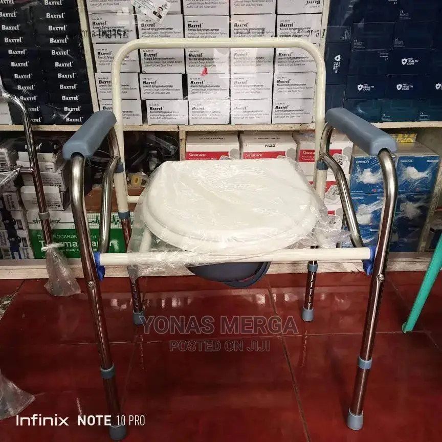 Unicare Solution Heavy Duty Foldable Commode Chair Toilet