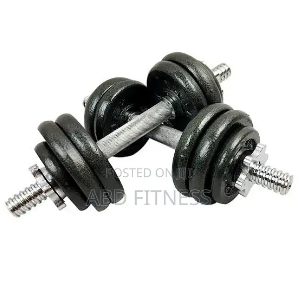 Adjustable 50kg Dumbble and Barbells
