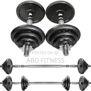Adjustable 50kg Dumbble and Barbells