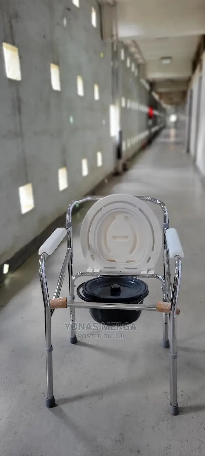 Unicare Solution Heavy Duty Foldable Commode Chair Toilet
