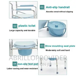 Bedside Commode Chair, Portable Potty