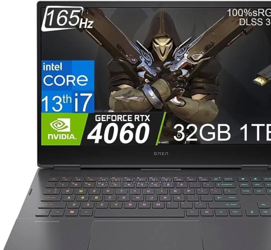 New Laptop HP Omen 16 16GB Intel Core I7 SSD 1T