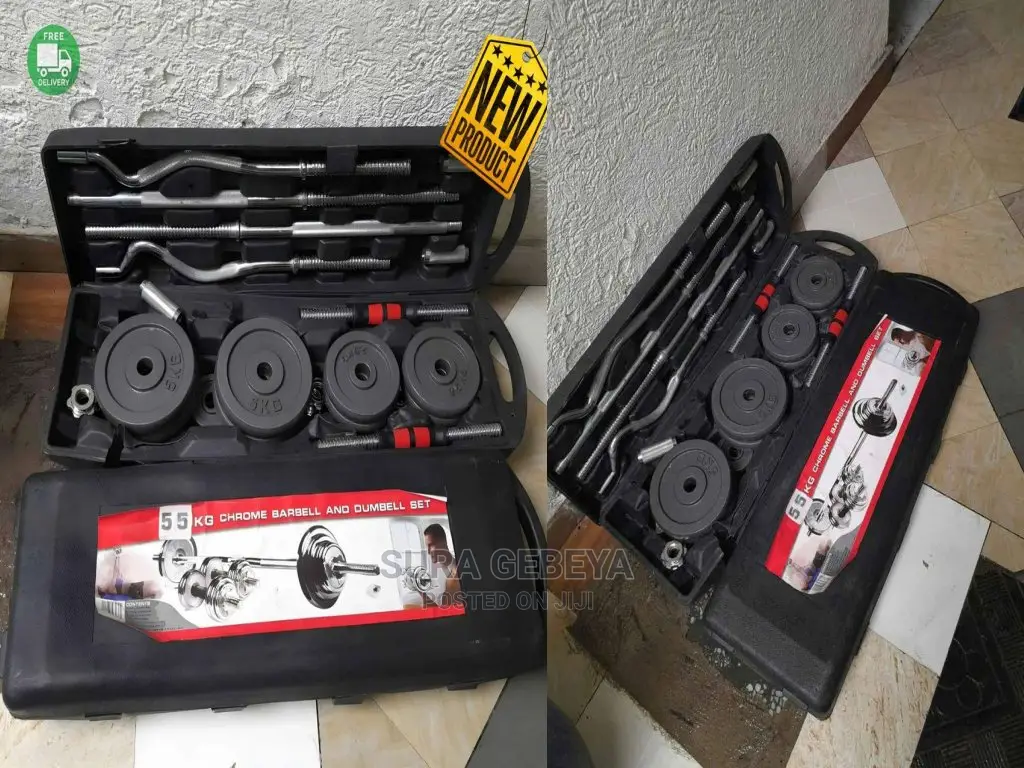 ዘመናዊ ዳንፕል እና ባርቤል Adjustable Kg's