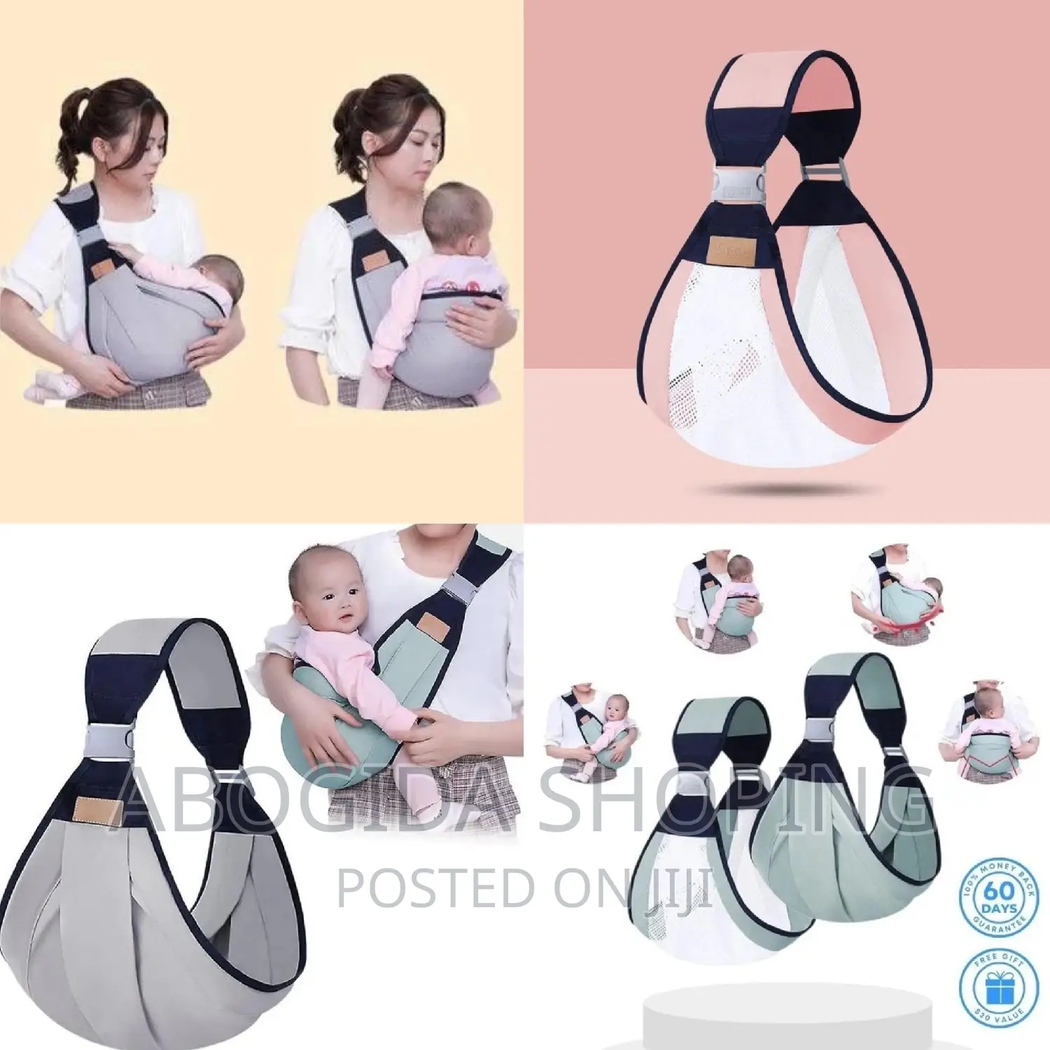 Baby Carrier – All In 1 Original Breathable Baby Sling