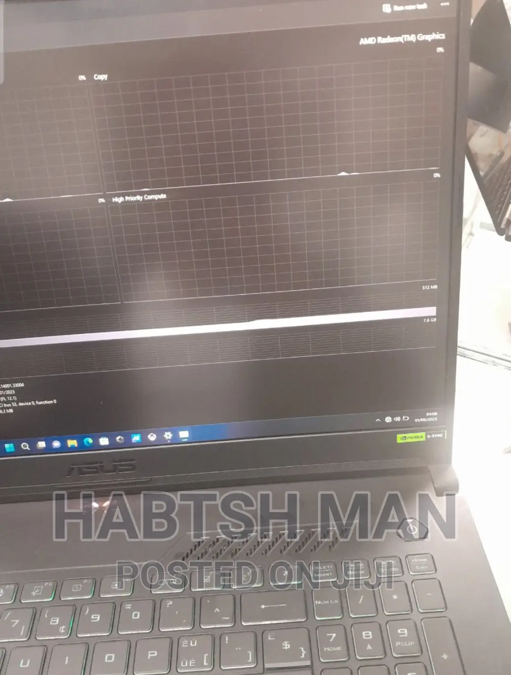 New Laptop Asus TUF Gaming FX504 16GB AMD Ryzen 7 SSD 1T