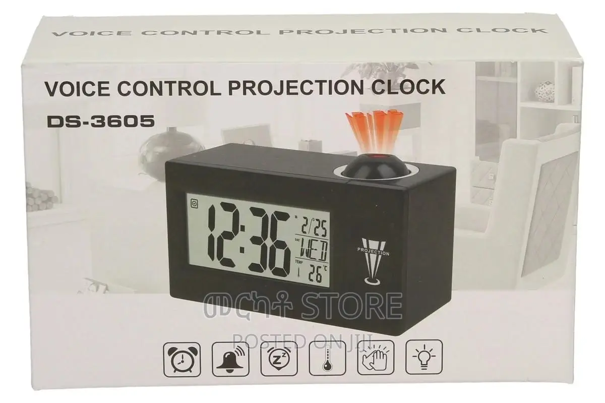 Digital Projection Alarm Clock