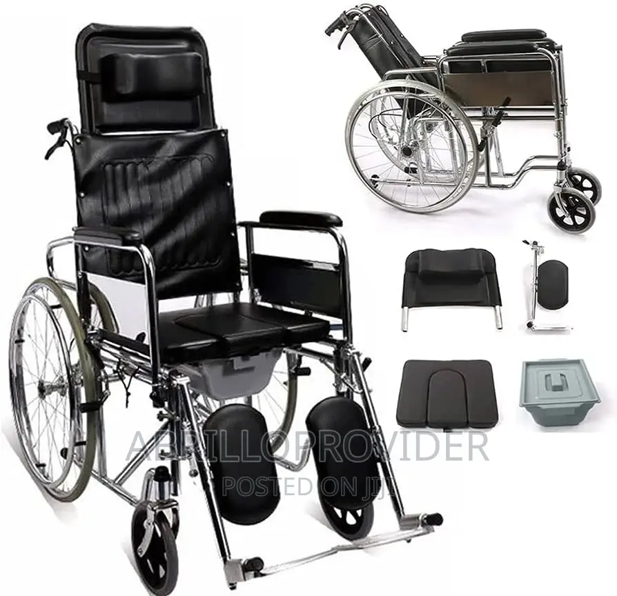 Aluminum Commode Wheelchair, Bathroom Shower Chair