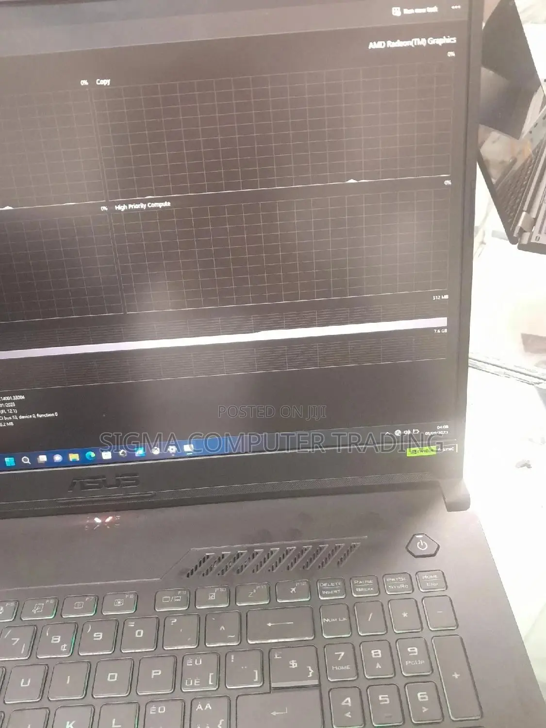 New Laptop Asus TUF Gaming FX504 16GB AMD Ryzen 7 SSD 1T