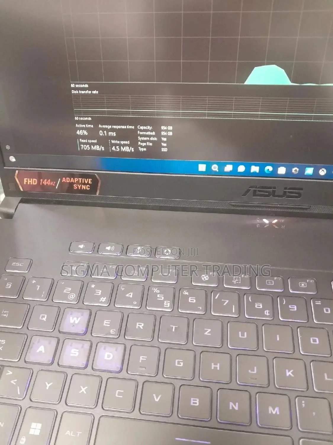 New Laptop Asus TUF Gaming FX504 16GB AMD Ryzen 7 SSD 1T