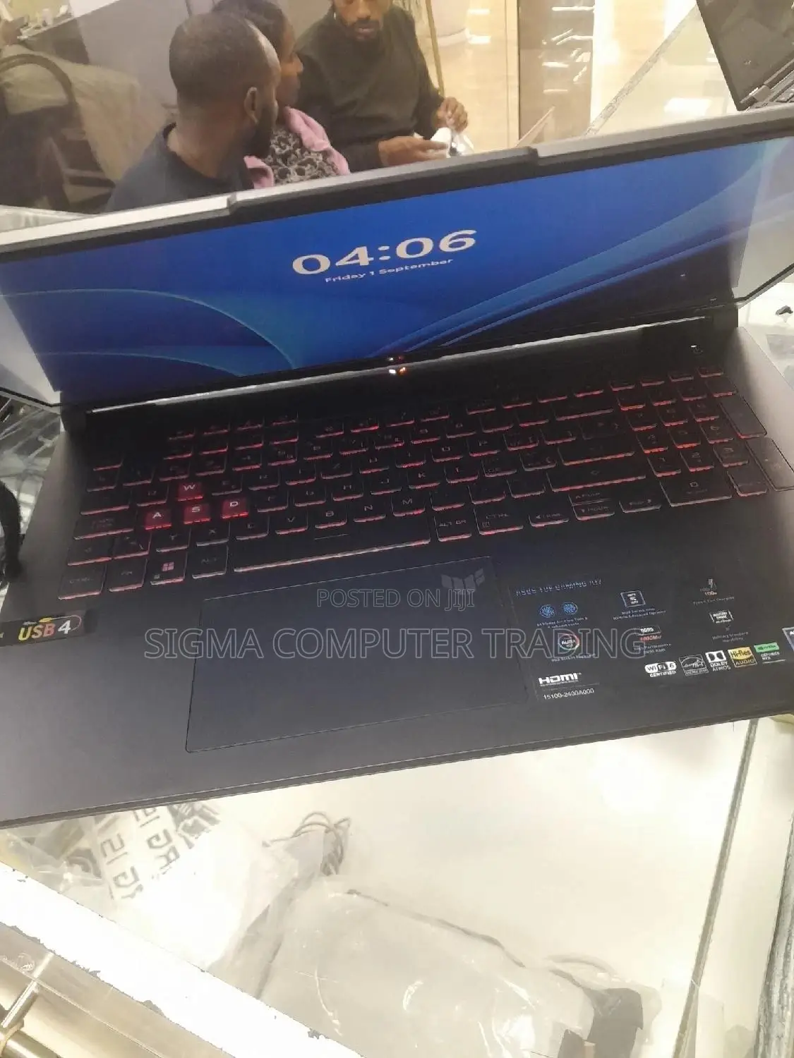 New Laptop Asus TUF Gaming FX504 16GB AMD Ryzen 7 SSD 1T