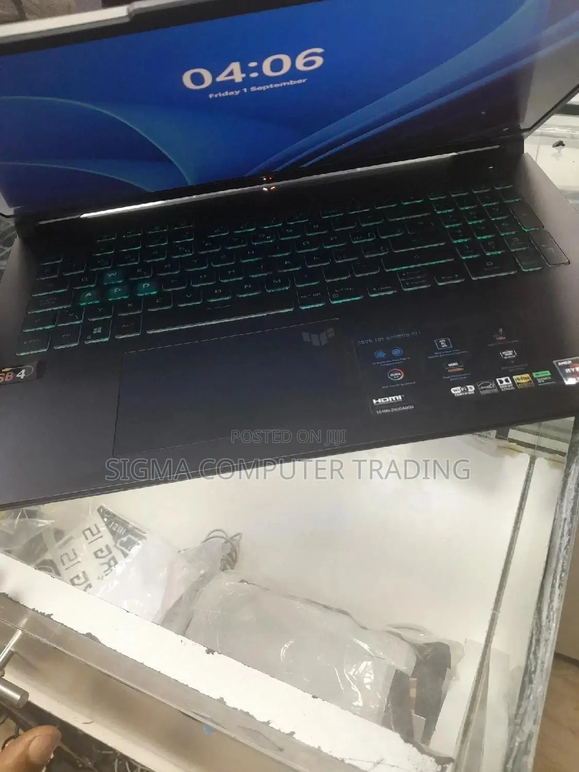 New Laptop Asus TUF Gaming FX504 16GB AMD Ryzen 7 SSD 1T