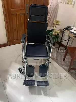 Multifunctional Reclining Commode Wheelchair Wheel