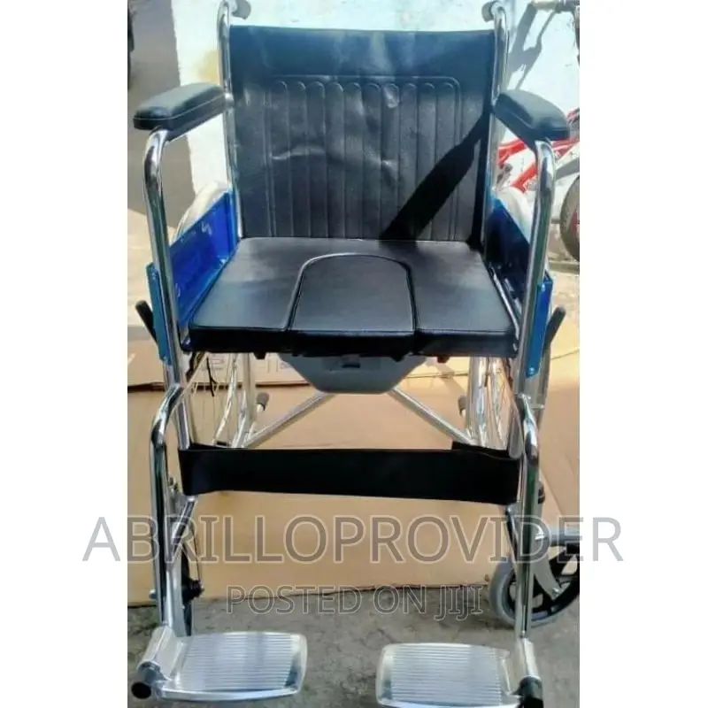 Commode Wheelchair Standard Heavy Duty High Quality Wheel