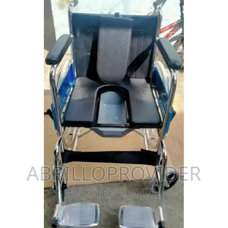 Commode Wheelchair Standard Heavy Duty High Quality Wheel