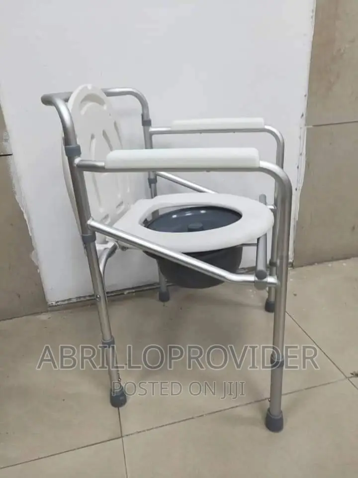 2 in 1 Over Toilet Aid Commode Wheelchair