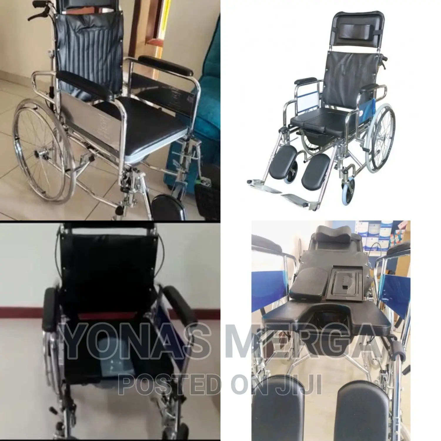Med-E Move Recliner Wheel Chair With Commode