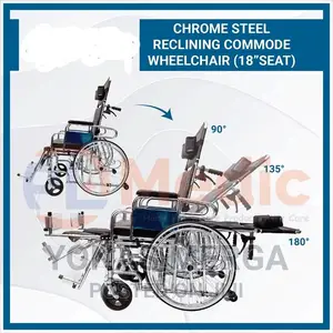 Multifunctional Wheelchair With Brake Lever for Attendant