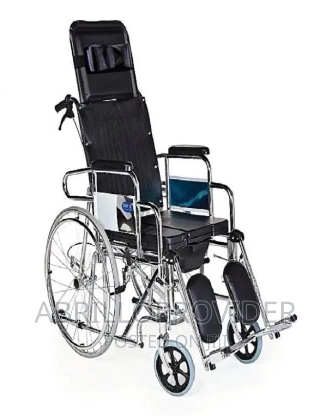 KY608GC-46 Reclining Commode Wheelchair Potty