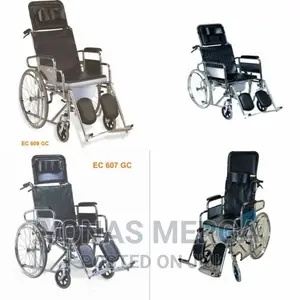 Photo - Wheelchair Has a Backrest That Can Be Tilted Back