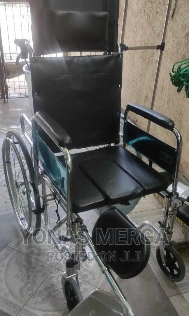 Wheelchair With Double Cross Bar for Stronger Reinforcement