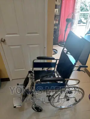 Designed as a Commode Wheelchair With Removable Potty