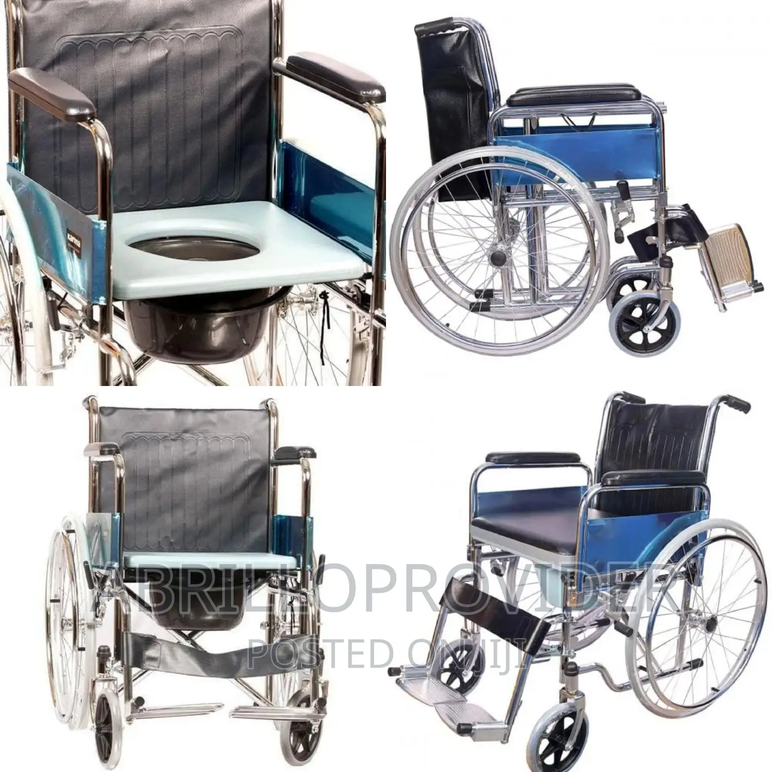 Wheelchair Popo የራሱ ፖፖ ያለው አልሙኒየም ዌልቸር