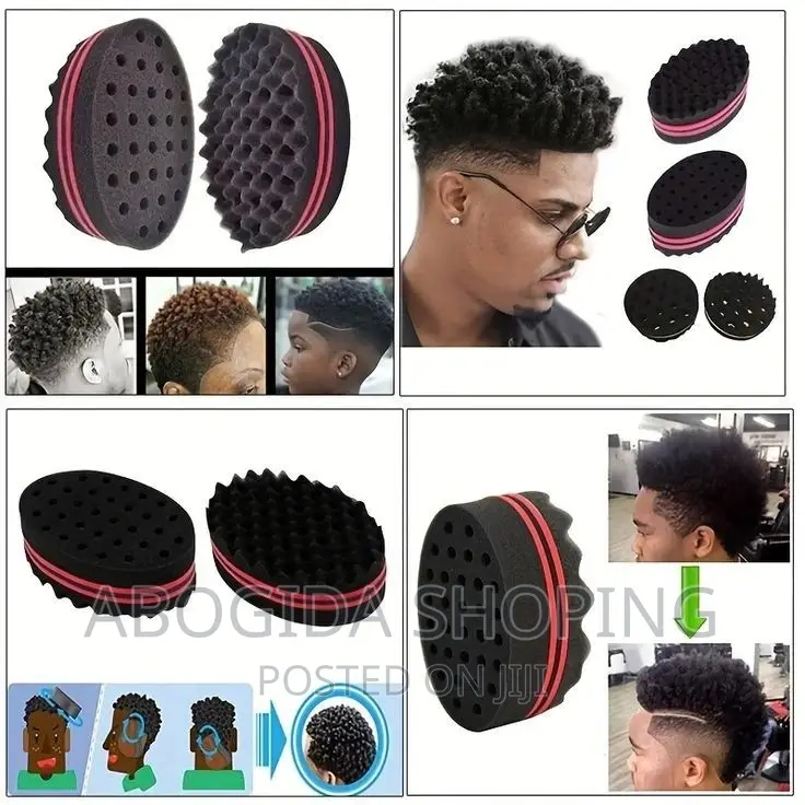 Hair Curl Sponge and Hair Freezer. Dual Side Freezer.
