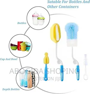 Bottle Brush Set(4 in 1) ጡጦ ማጠቢያ ብሩሽ