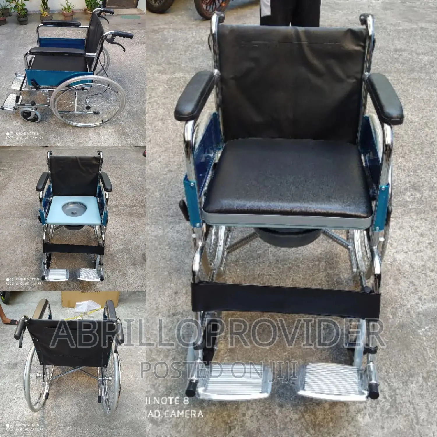 Commode Wheelchair/ Potty/ Foldable/ Flexible