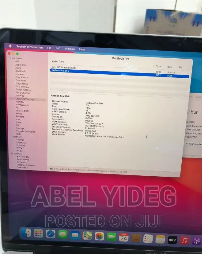 New Laptop Apple MacBook Pro 2017 16GB Intel Core I7 SSD 512GB