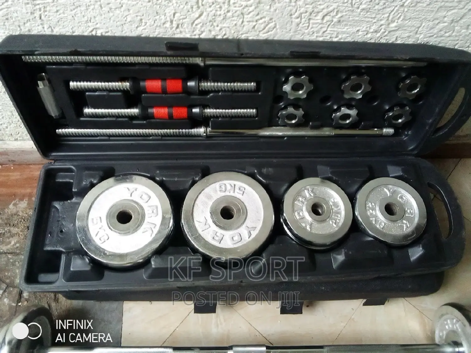 ዳምፕልና በርቤል (ተገጣጠሚ) Dumbbell and Barbell (Adjustable 50kg)