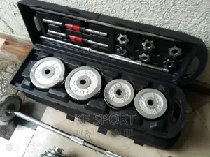 ዳምፕልና በርቤል (ተገጣጠሚ) Dumbbell and Barbell (Adjustable 50kg)