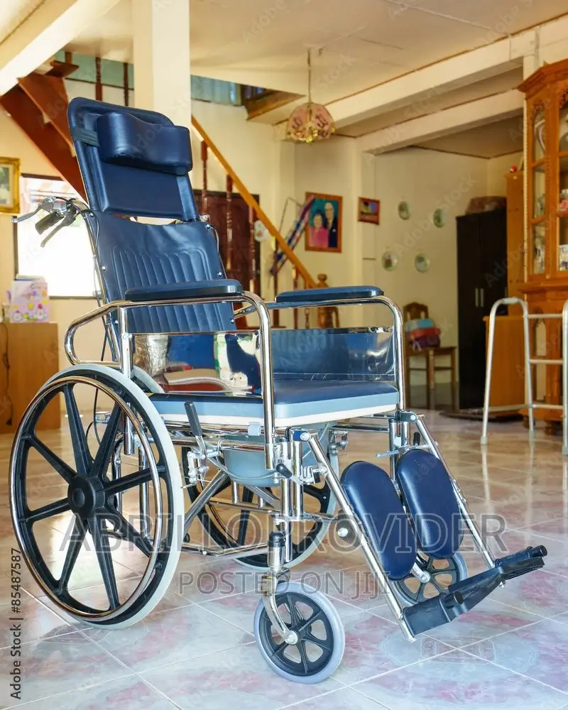 Reclining Commode Wheelchair (Mags Rios Wheels)