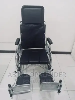 Wheelchair 
እግራቸው ከፍ ዝቅ ማለት የሚችሉ 
ውሃ ቢነካቸው ዝገት የማያስከትሉ