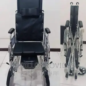 Wheelchair 
እግራቸው ከፍ ዝቅ ማለት የሚችሉ 
ውሃ ቢነካቸው ዝገት የማያስከትሉ
