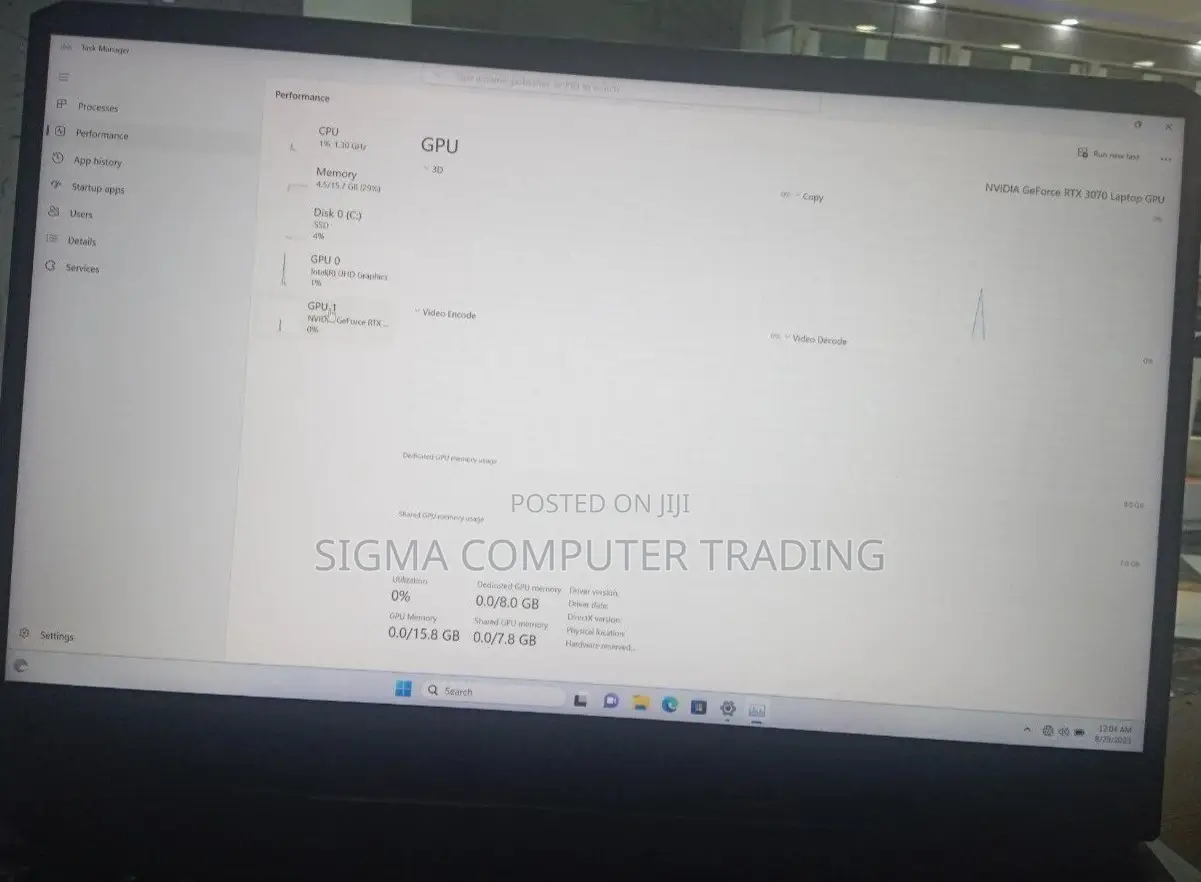 New Laptop MSI MSI Sword 15 16GB Intel Core I7 SSD 1T