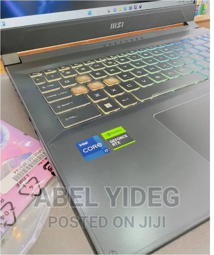 New Laptop MSI 16GB Intel Core I7 SSD 512GB