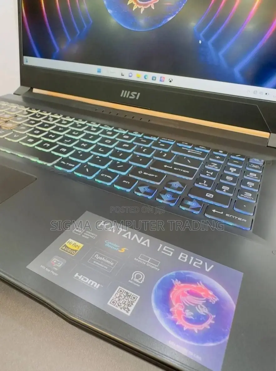 New Laptop MSI Katana GF66 16GB Intel Core I7 SSD 512GB