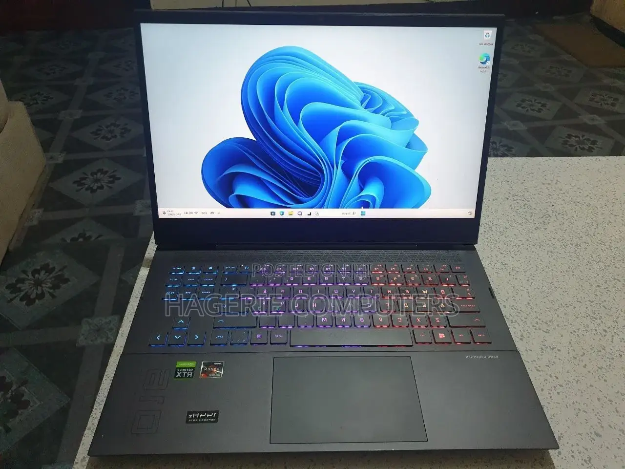 New Laptop HP Omen 15t 16GB AMD Ryzen 7 SSD 1T