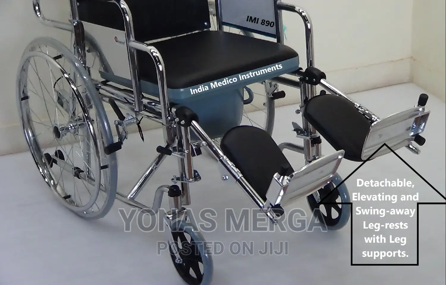 Wheelchair Removable Seat Lift Commode Pot Available.