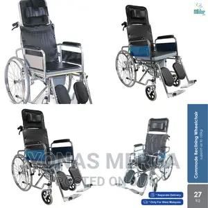 Photo - Wheelchair Has Durable and Comfortable PVC Cushions Backrest