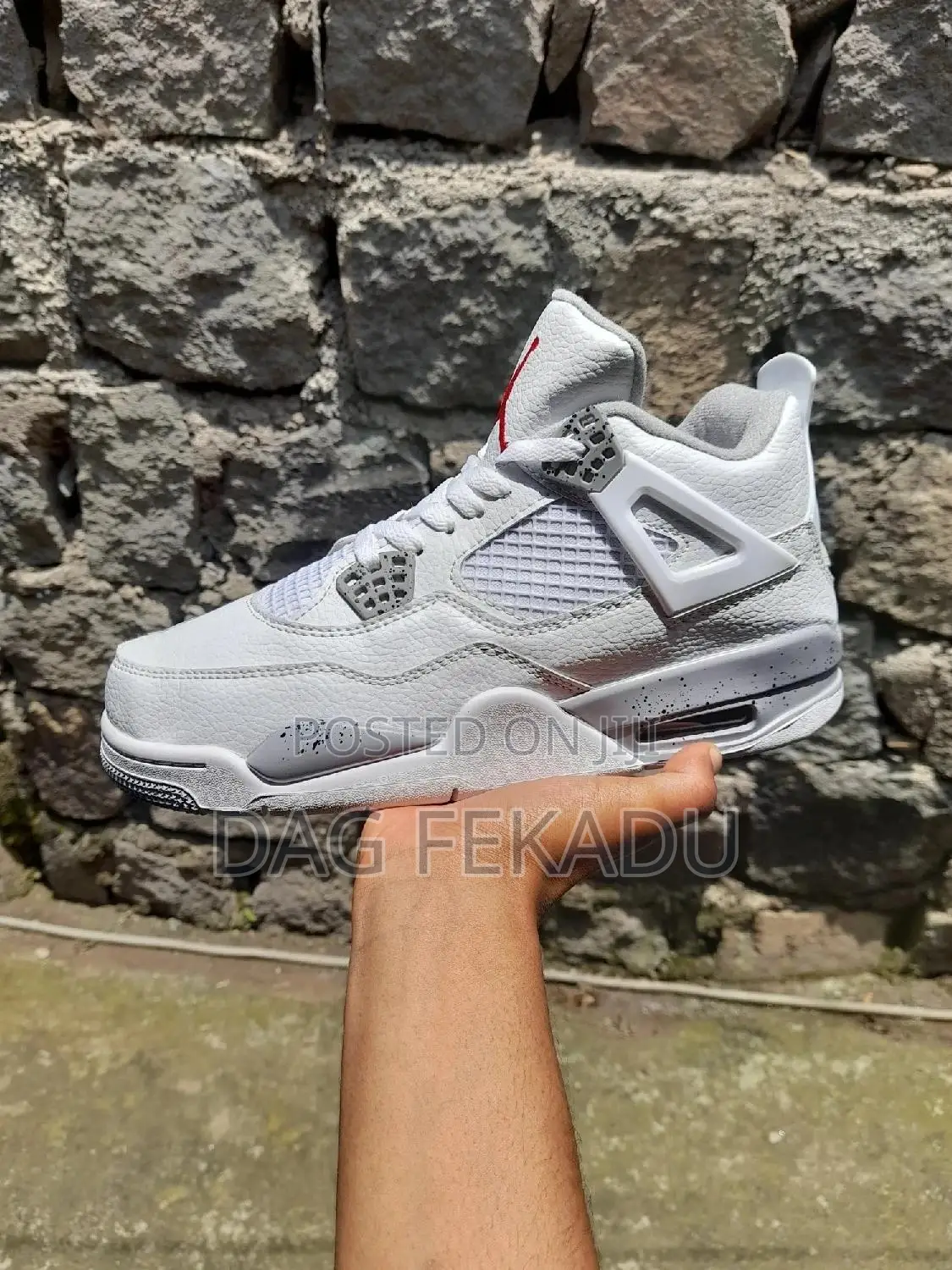 Air Jordan 4 White Oreo