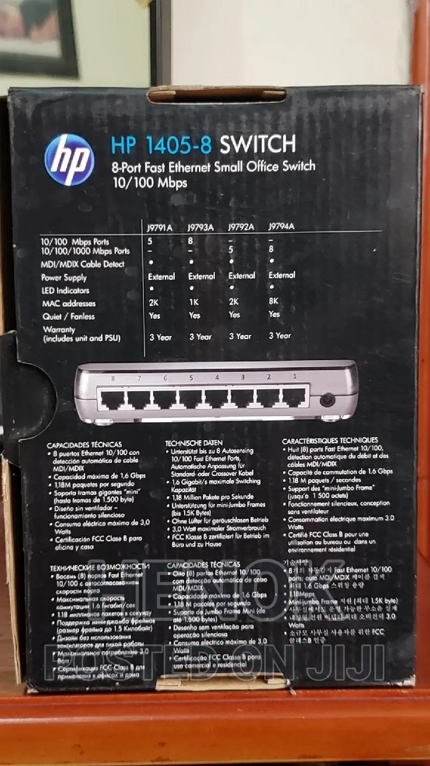 Hp 1405-8 Port Switch