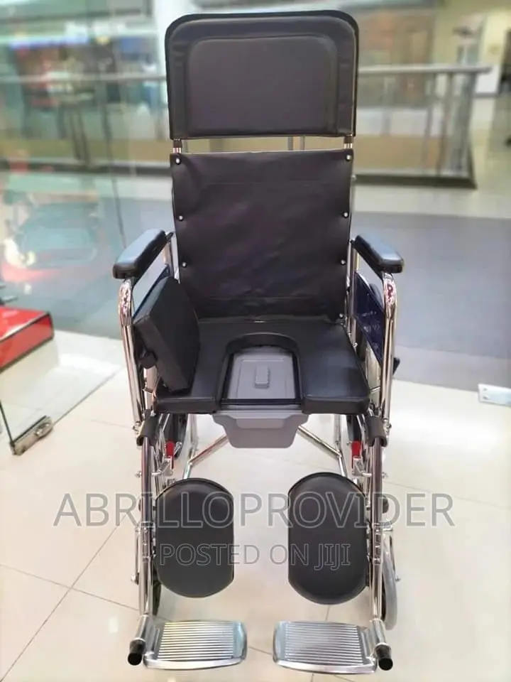 Multifunctional ALMUNIUM WHEELCHAIR COMMODE Sleeping Positi