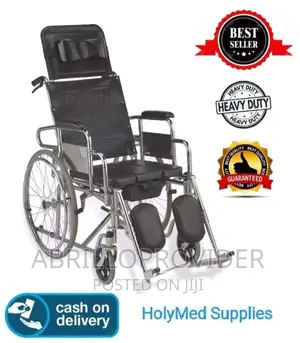 Almunium Wheelchair Commode/ Wheelchair/ Commode