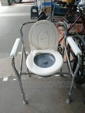 Photo - Commode Chair With Almunium New Packed