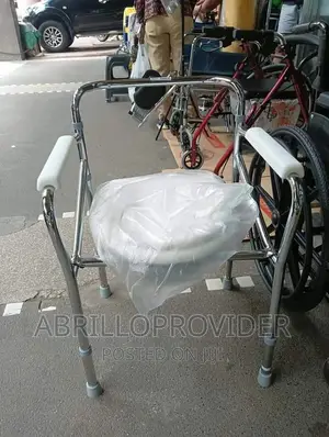 Commode Chair With Almunium New Packed